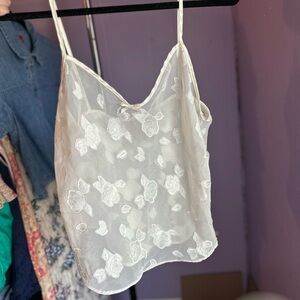 VTG floral slip tank